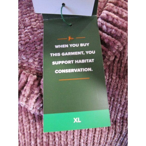 Orvis Chenille Tunic Style Sweater New With Tags Ladies XL Mauve Rib Knit Cuffs, - Picture 14 of 16